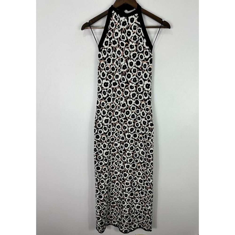 Diane Von Furstenberg x Target XXS Leopard Animal Print Knit Halter Midi Dress